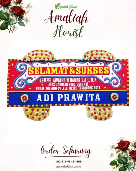 Papan Bunga Ucapan Selamat Sabranglor